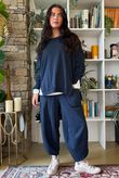 Lagen Shelby Barrel Pant Navy 